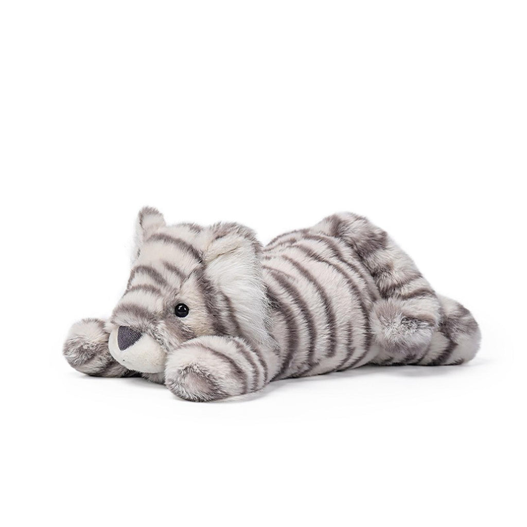 McHugs Moon White Lazy Tiger 12 Inch Plush Figure