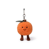 McHugs Orange 3 Inch Plush Bag Charm