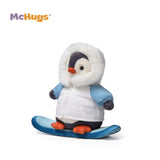 McHugs Snowboarder Glacier Penguin 10 Inch Plush Figure
