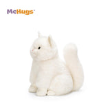 McHugs Soft Milk White Cat 9 Inch Plush Figure