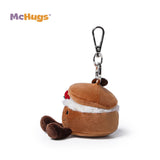 McHugs Strawberry Puff 3 Inch Plush Bag Charm