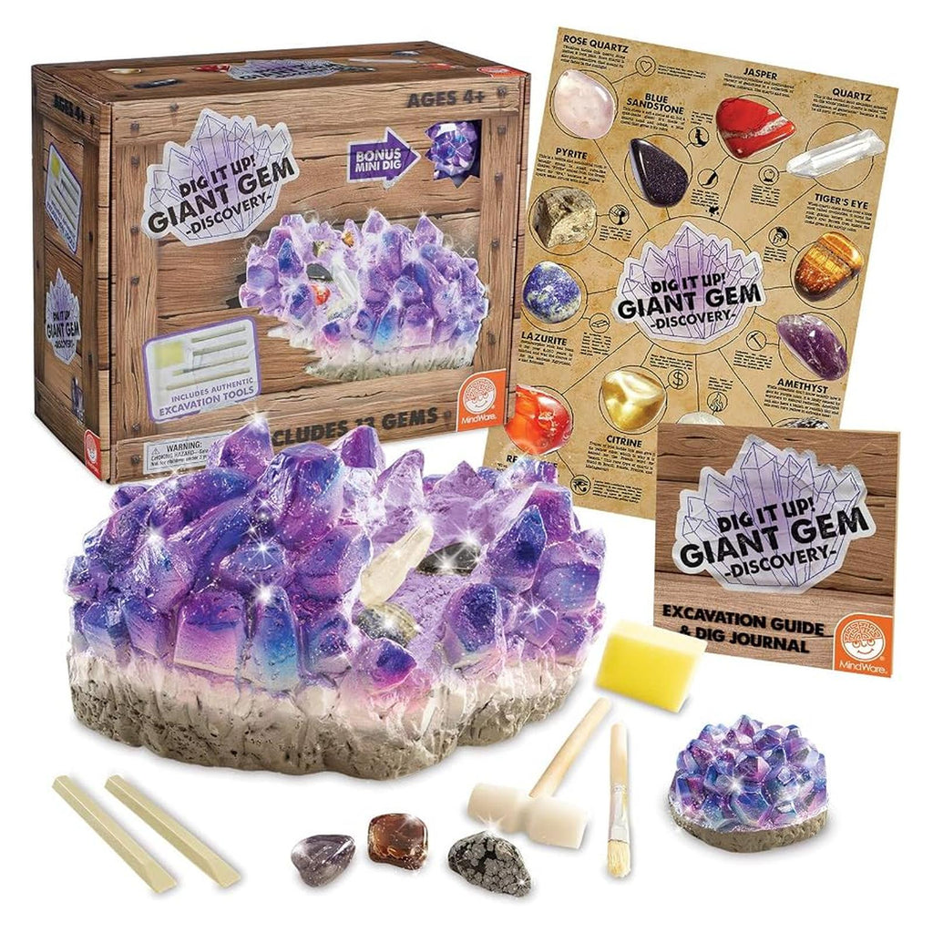 MindWare Dig It Up! Giant Gem Discovery Set