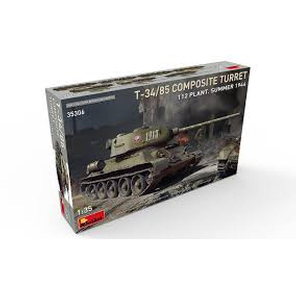 MiniArt T-34/85 Composite Turret 112 Plant Summer 1944 35th Scale Plastic Military Model Kit