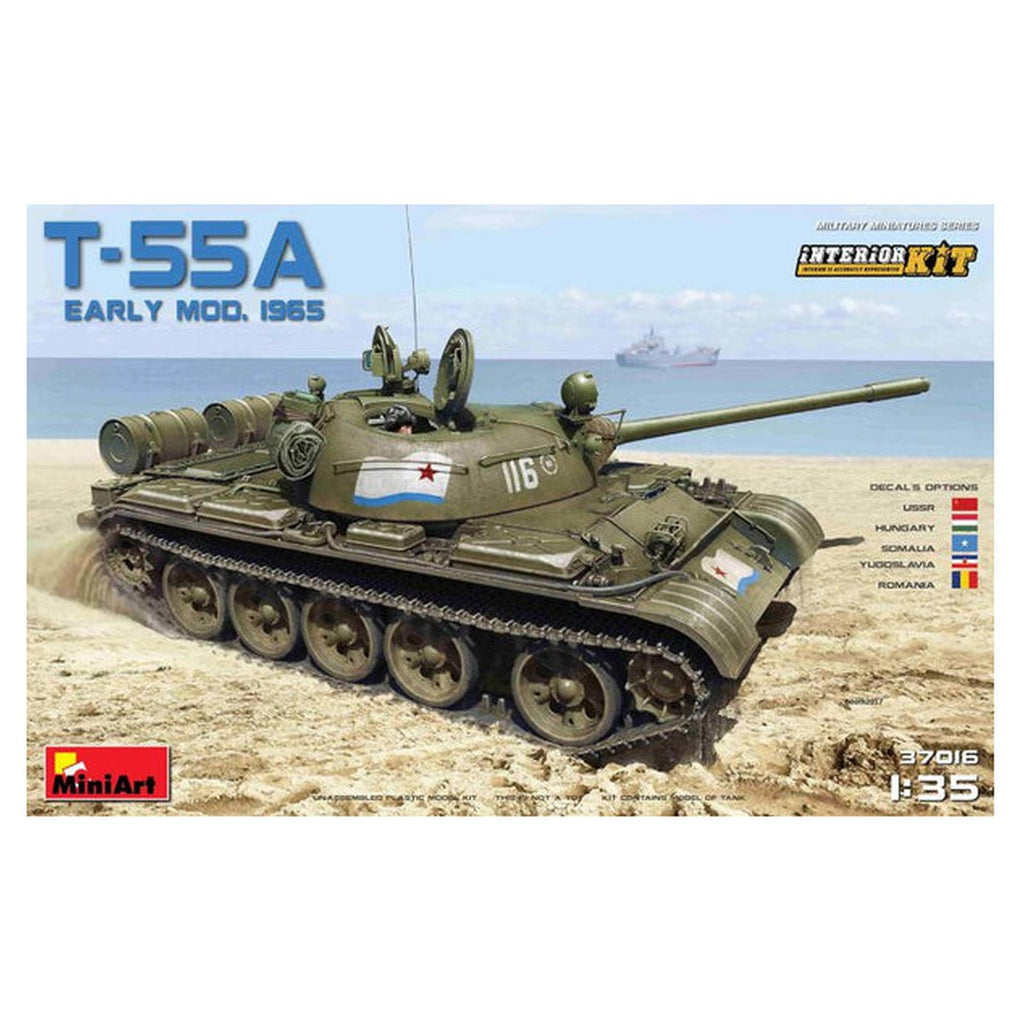 MiniArt T55A Early Model 1965 35th Scale Plastic Military Model Kit