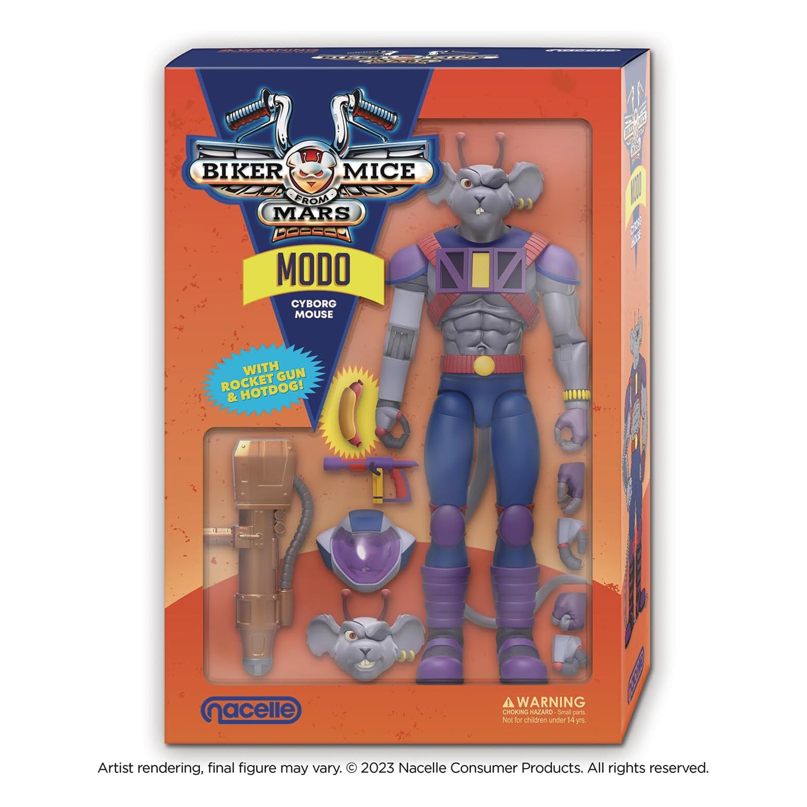 biker mice from mars spielzeug Nacelle Biker Mice From Mars Modo 7 Inch Action Figure | Radar Toys