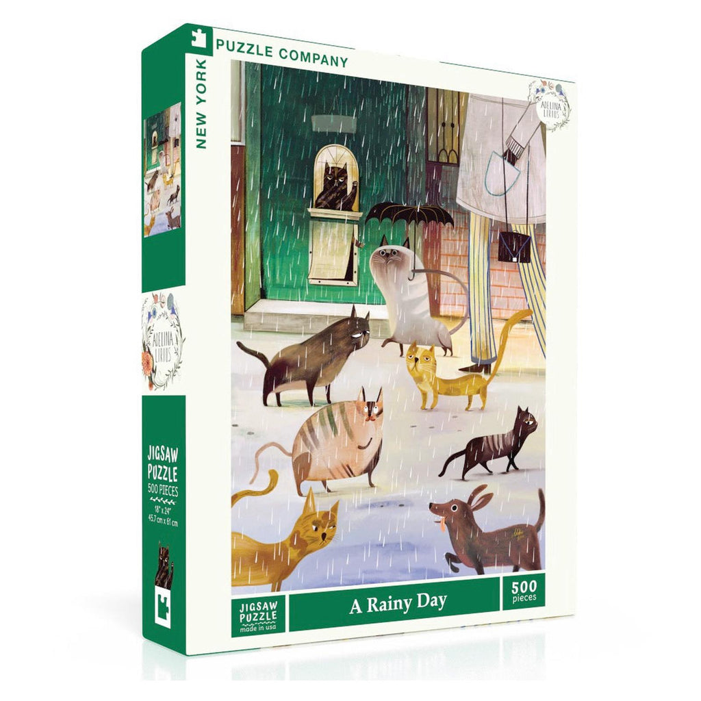 New York A Rainy Day 500 Piece Jigsaw Puzzle - Radar Toys