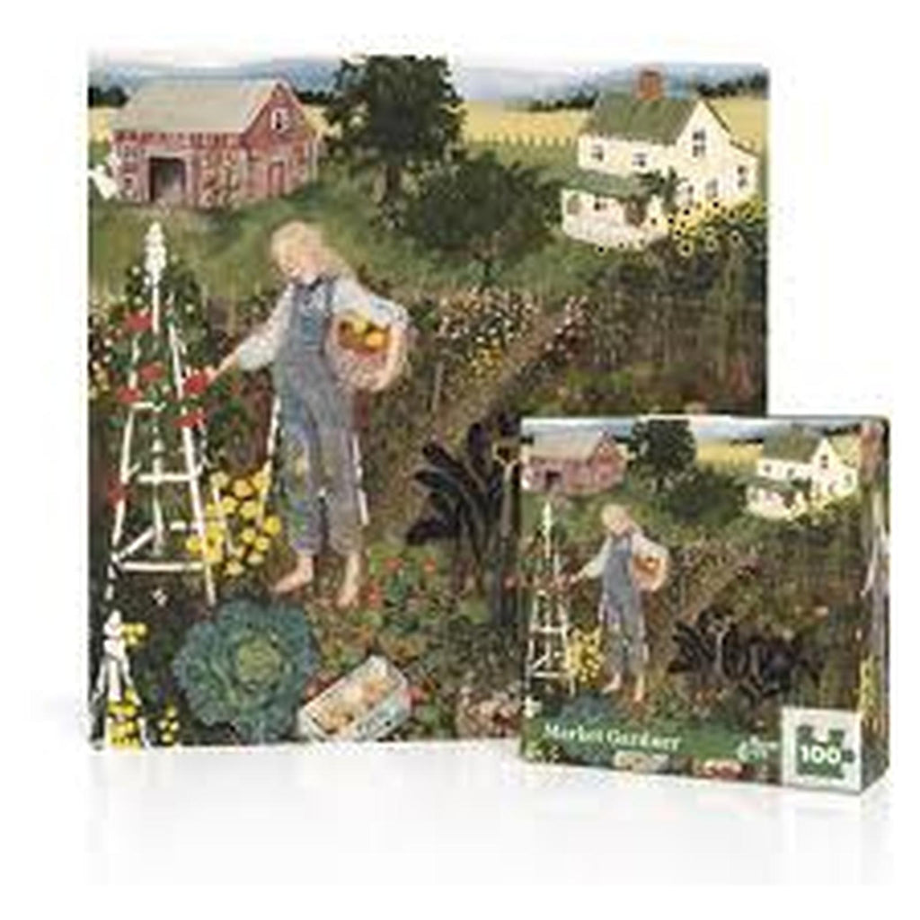 New York Market Gardner Mini 100 Piece Jigsaw Puzzle