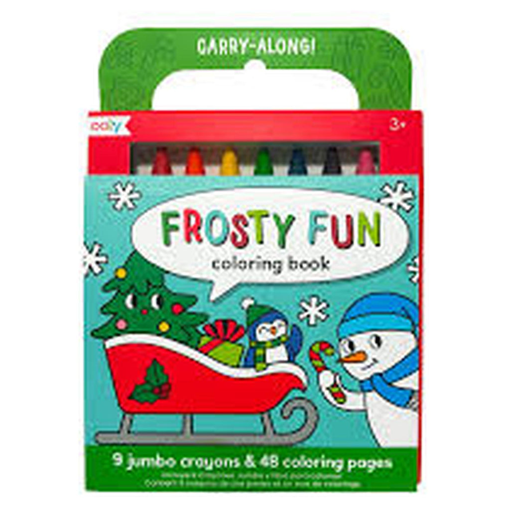 Ooly Carry Along Coloring Book Frosty Fun