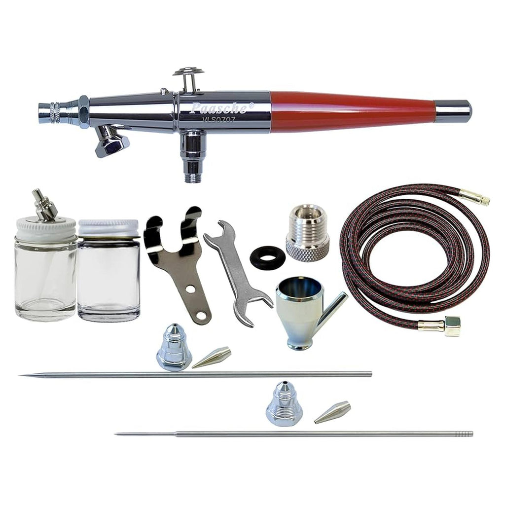 Paasche VL Series Double Action Internal Mix Siphon Feed Airbrush Set - Radar Toys