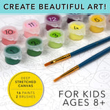 Paint By Numbers Tropical Jungle Craft Kit - Radar Toys