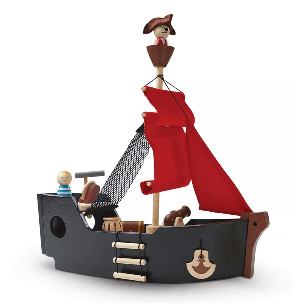 Plan Toys Pirate Ship Wooden Playset