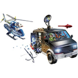Playmobil Helicopter Pursuit With Runaway Building Set 70575 - Radar Toys