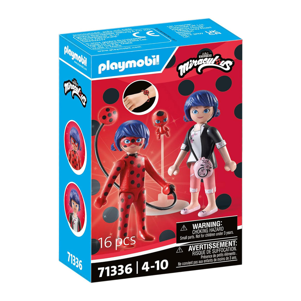 Playmobil Miraculous Marinette And Ladybug Building Set 71336 - Radar Toys