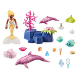 Playmobil Princess Magic Mermaid With Dolphins Building Set 71501 - Radar Toys
