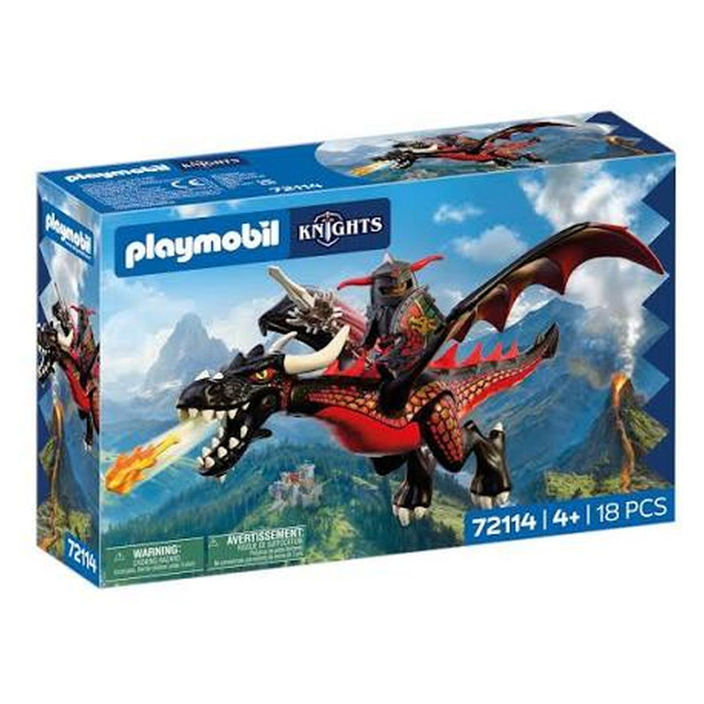 Playmobil Knights Black Dragon Building Set 72114