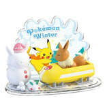 Pokemon 3D Scene Series Winter Eevee Sleigh Diorama - Radar Toys