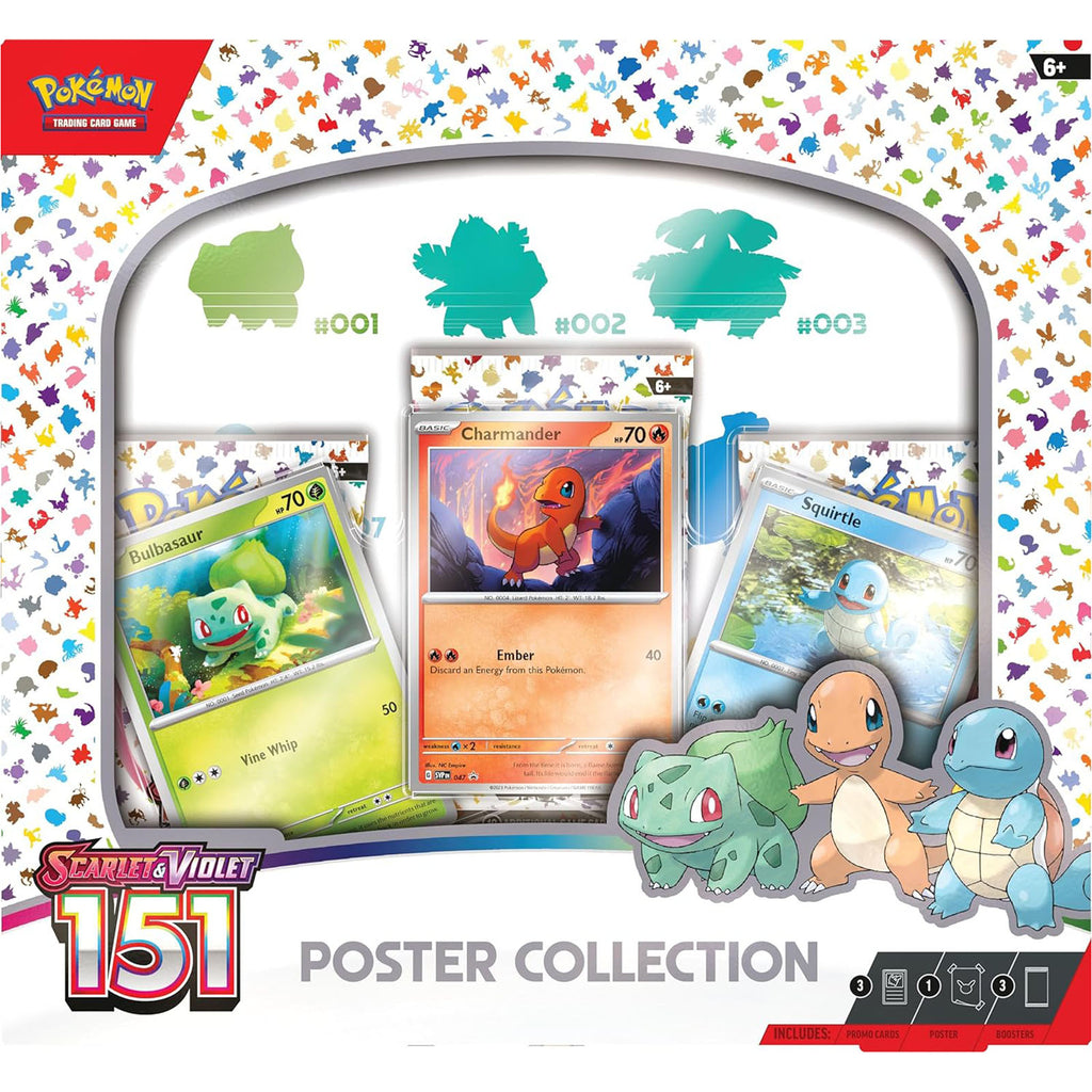 Pokemon Trading Card Game Scarlet And Violet 151 Poster Collection