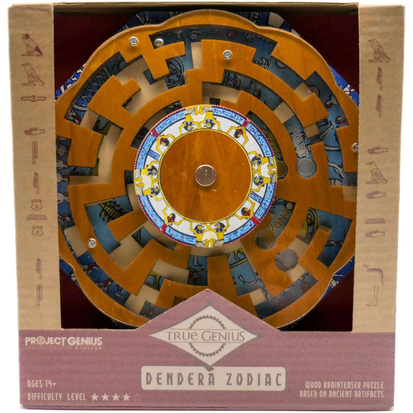 Project Genius Project Genius Dendera Zodiac Wooden Brainteaser Puzzle | Radar Toys