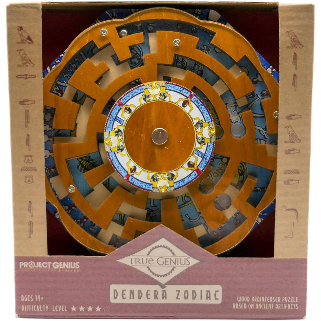 Project Genius Dendera Zodiac Wooden Brainteaser Puzzle