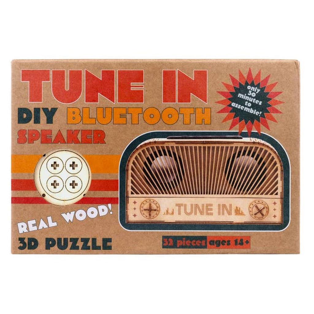 Project Genius Tune In Bluetooth DIY Speaker 32 Piece 3D Puzzle