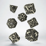 Q-Workshop Dracopolis Scandinavian Blackfang 7 Piece Dice Set - Radar Toys