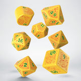 Q-Workshop Pizza Margherita 7 Piece Dice Set - Radar Toys