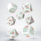 Q-Workshop Pizza Pepperoni 7 Piece Dice Set - Radar Toys