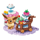 QMAN Keeppley Pokemon Eevee Baking Time Building Block Set - Radar Toys