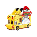 QMAN Keeppley Pokemon Pikachu Magic Car Building Block Set - Radar Toys