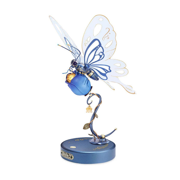 ROKR Mechanical Models Butterfly Blue Building Set | Radar Toys