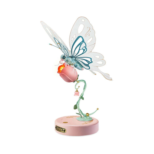 ROKR Mechanical Models Butterfly Pink Building Set | Radar Toys
