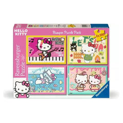 Ravensburger Hello Kitty Bumper Pack 4 X 100 Jigsaw Puzzle Set - Radar Toys