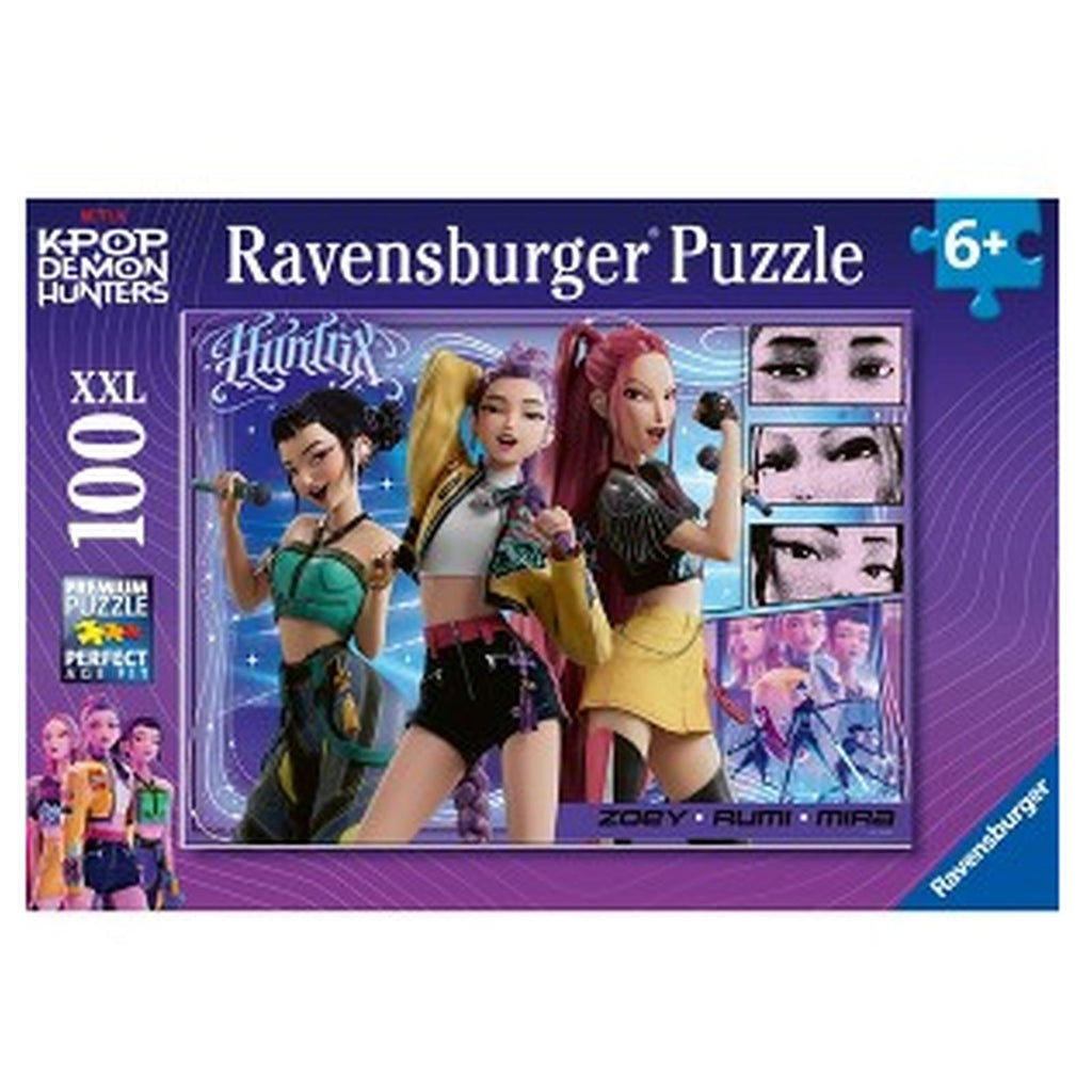 Ravensburger K POP Demon Hunters Happy Fans Happy Honmoon XXL 100 Piece Jigsaw Puzzle