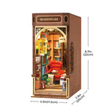 Robotime Rolife Booknook And Wonderland Book Store Building Set - Radar Toys