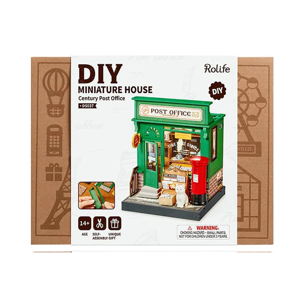 Robotime Rolife DIY Century Post Office Building Set