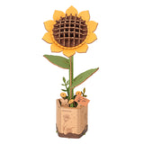 Robotime Rowood Sunflower Wooden Bloom Craft Set - Radar Toys