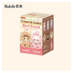 Rolife Cream And Cooki Bunny Best Friends Blind Box Figure