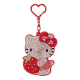 Sanrio Hello Kitty And Friends Rhinestone Hello Kitty Keychain Bag Clip - Radar Toys
