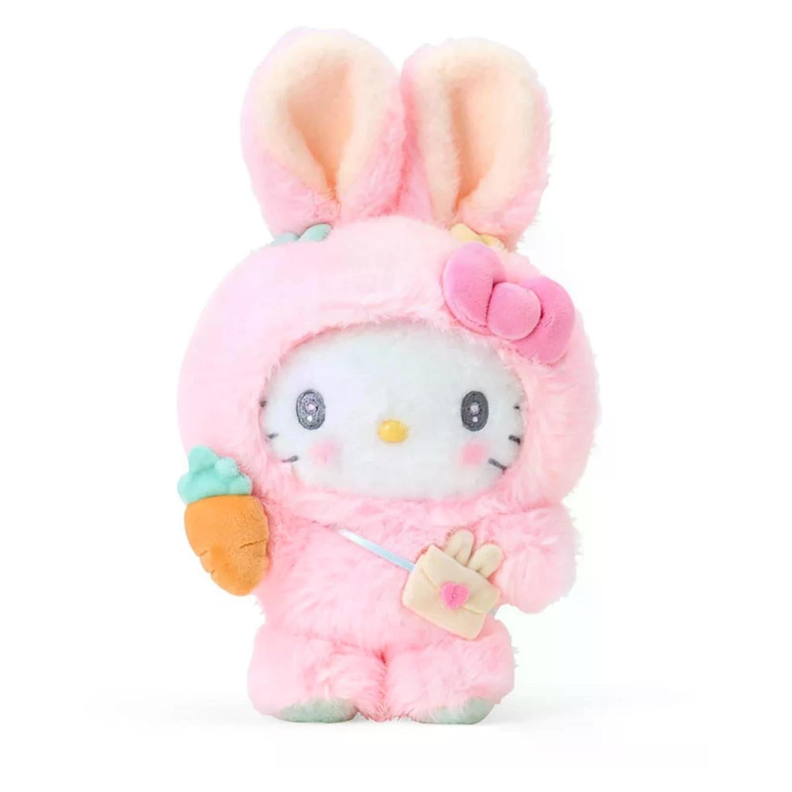 Sanrio Hello Kitty Plush Toy Fluffy Eared Rabbit Club 10 Inch Plush Fi ...