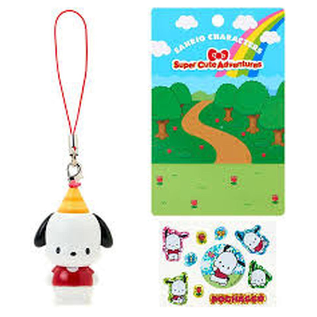 Sanrio Super Cute Adventures Pochacco Charm Sticker Set