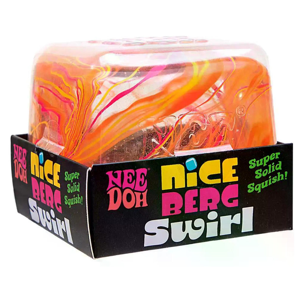 Schylling Nee Doh Nice Berg Swirl Squish Cube - Radar Toys