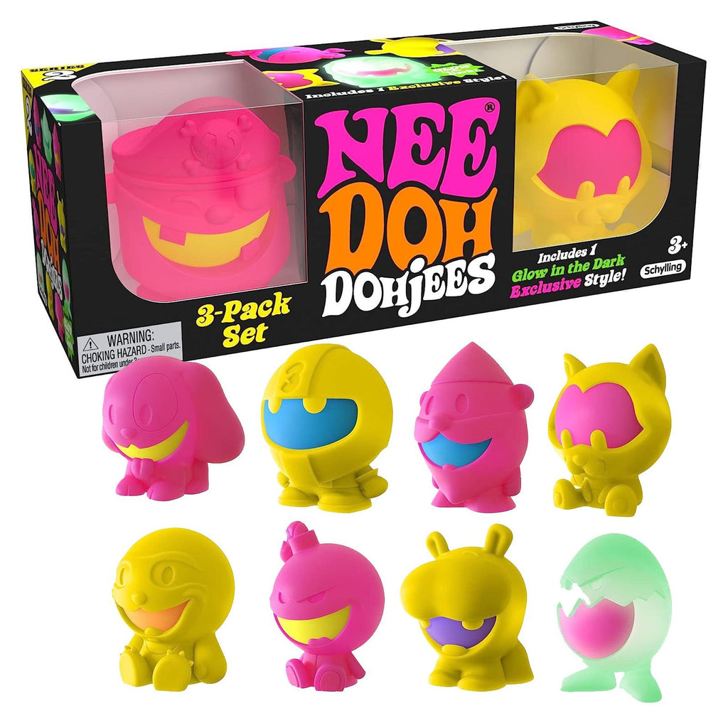 Schylling Nee Doh Dohjees 3 Pack Set - Radar Toys