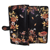 Shagwear Autumn Nature Black Large Zipper Wallet