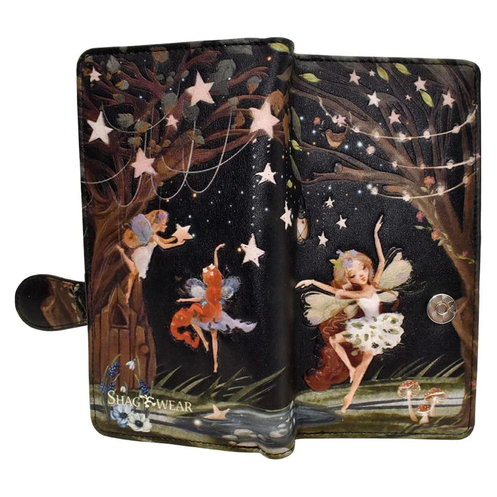 Shagwear Fairy Forest Large Zipper Wallet