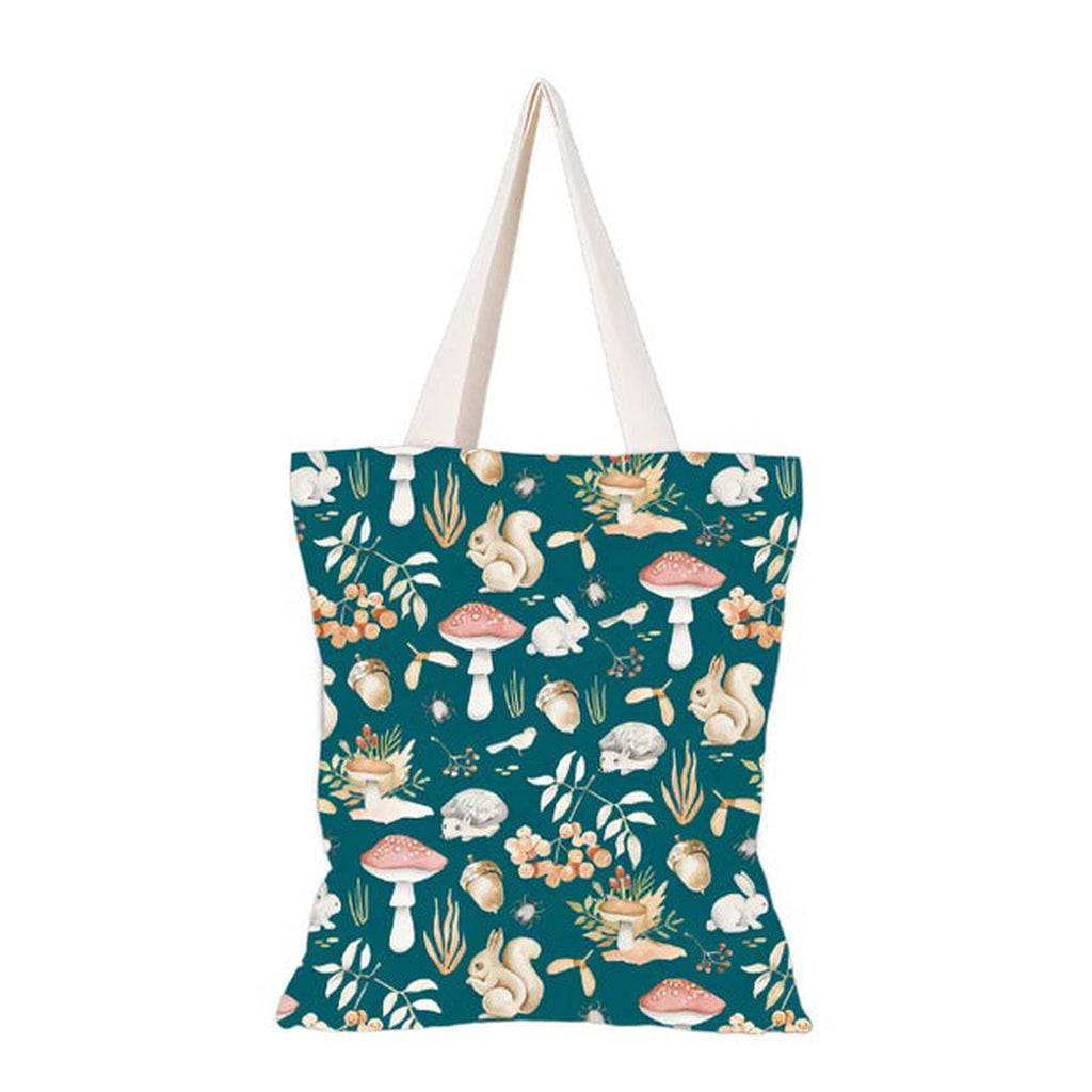 Shagwear Forest Friends Canvas Reusable Shopping Bag