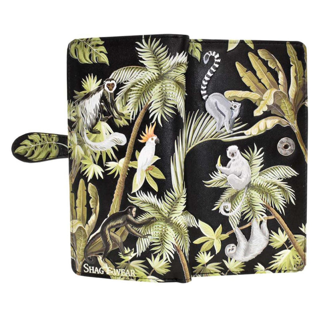 Shagwear Monkey Jungle Large Zipper Wallet