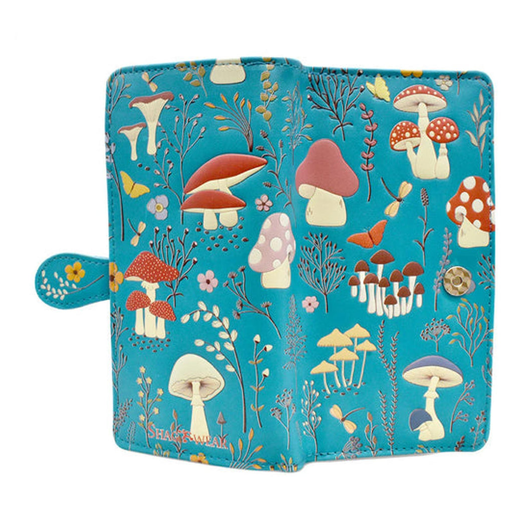 Shagwear Mushroom Forest Large Zipper Wallet