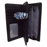 Shagwear Ocean Mermaids Large Zipper Wallet