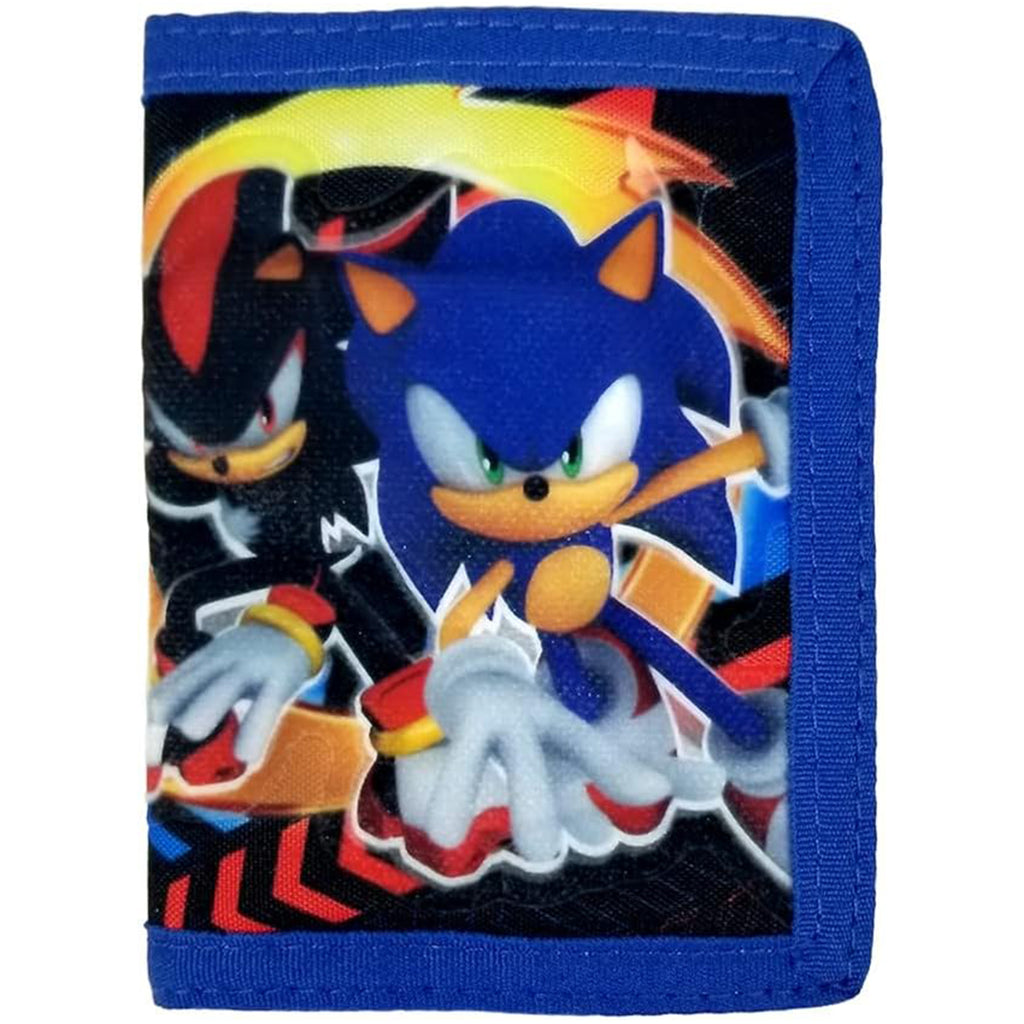 Sonic The Hedgehog Team Sonic Velcro Tri Fold Wallet