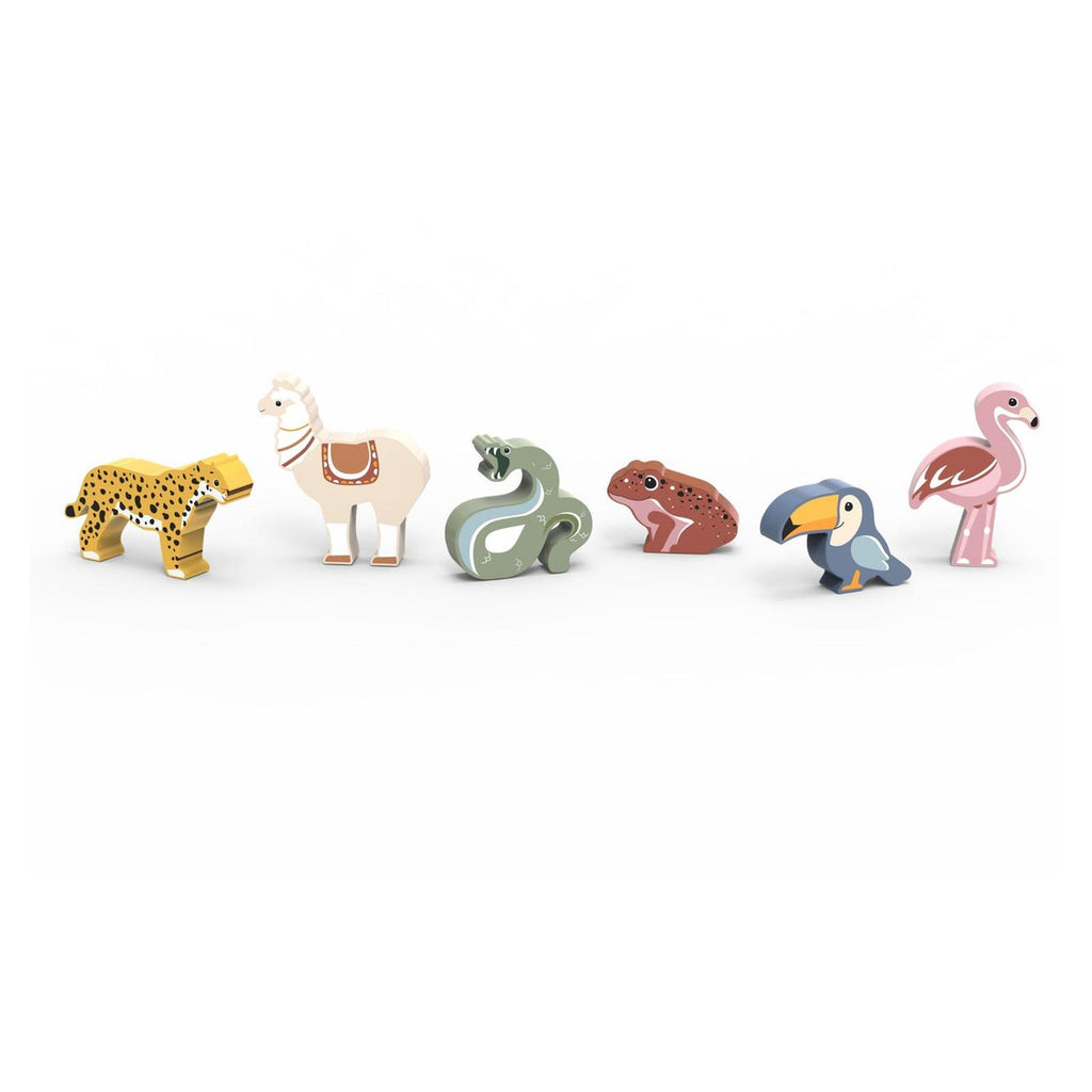 Speedy Monkey World Animals South America Wooden Animals